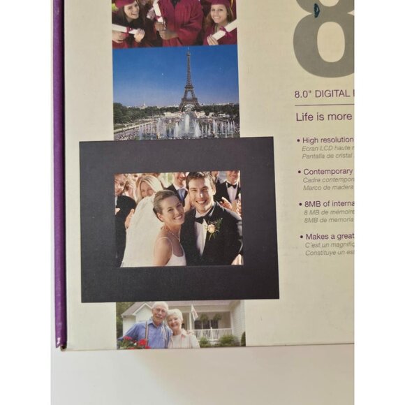 Westinghouse DPF-0801 Digital photo frame with 8" LCD screen NIB - Picture 4 of 9